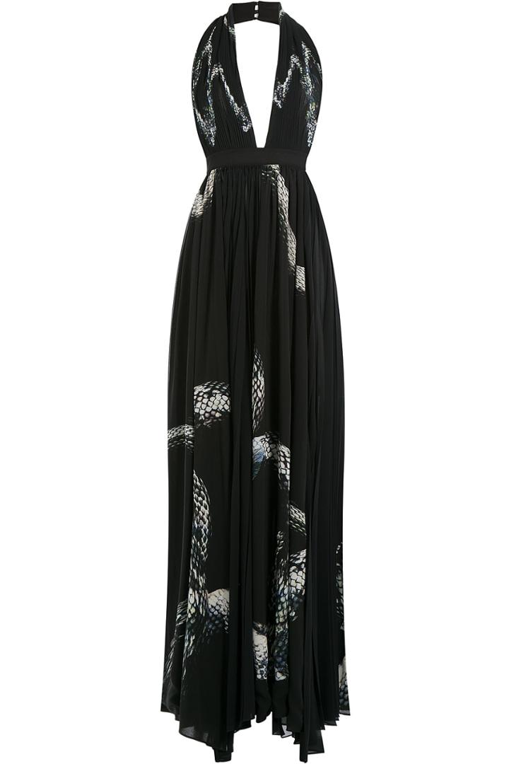 Just Cavalli Just Cavalli Printed Maxi Dress - Black