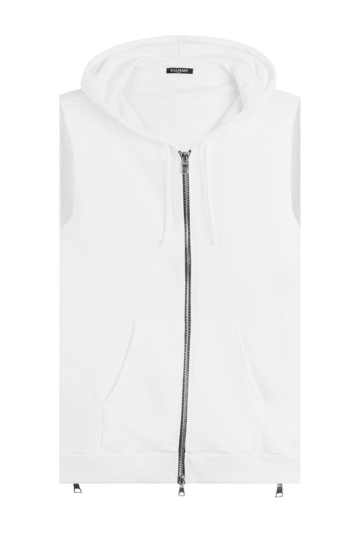 Balmain Balmain Zipped Cotton Vest