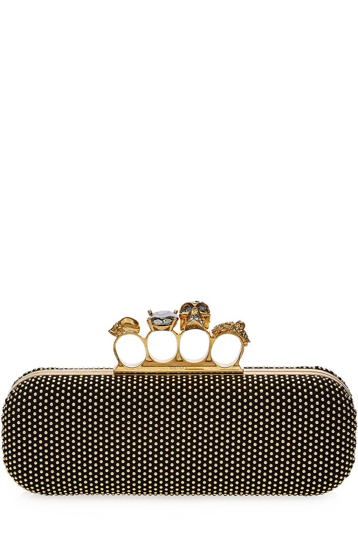 Alexander Mcqueen Brass Knuckles Clutch