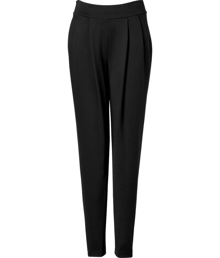 Donna Karan Pleat Front Pants In Black