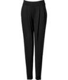 Donna Karan Pleat Front Pants In Black