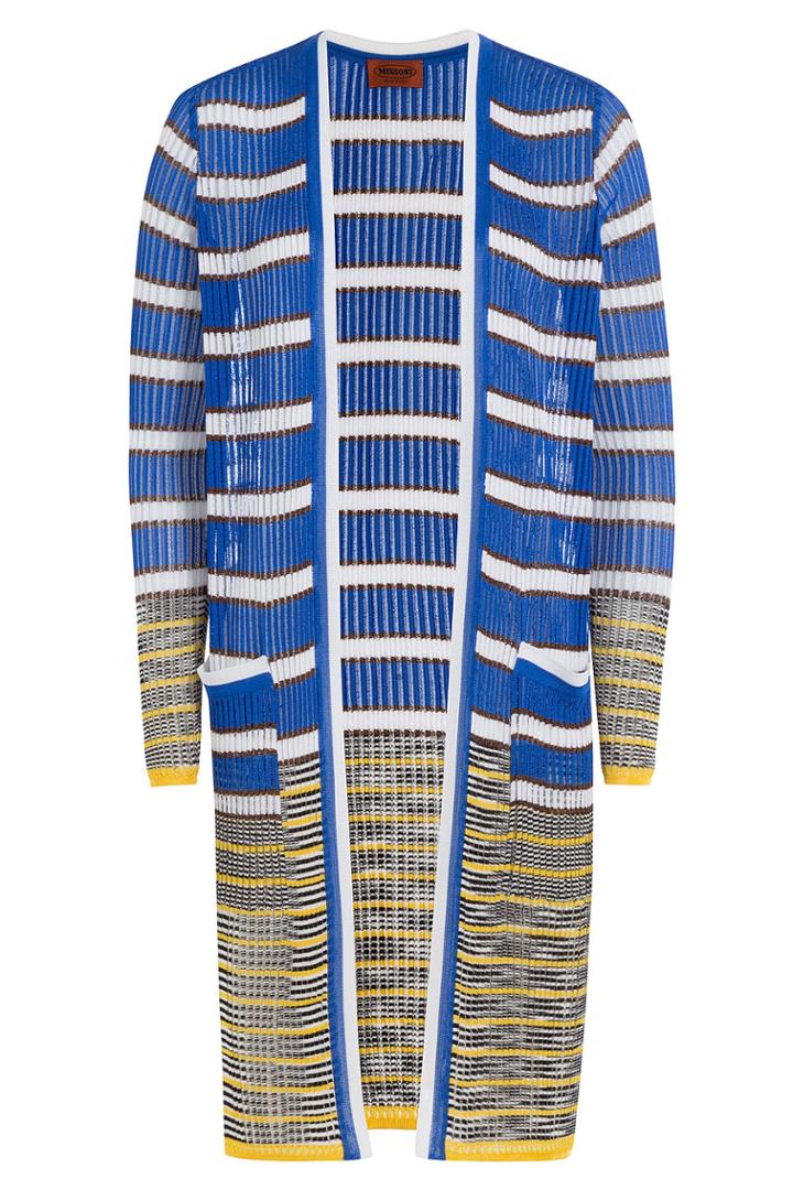 Missoni Missoni Striped Knit Long Cardigan - None