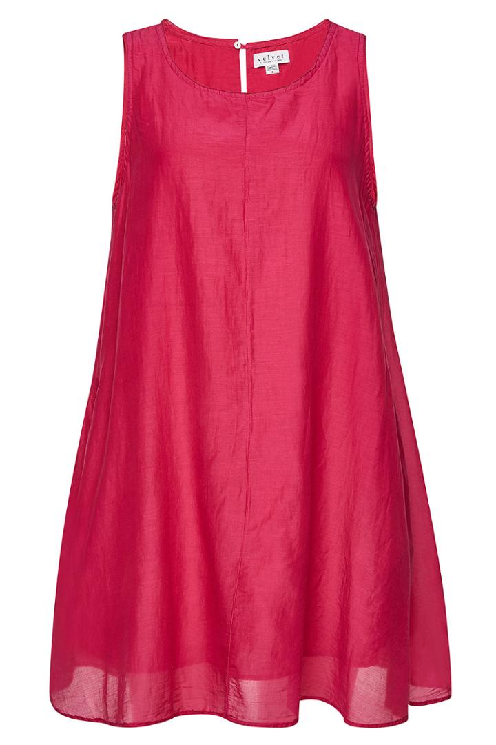 Velvet Velvet Esther Mini Dress In Cotton And Silk