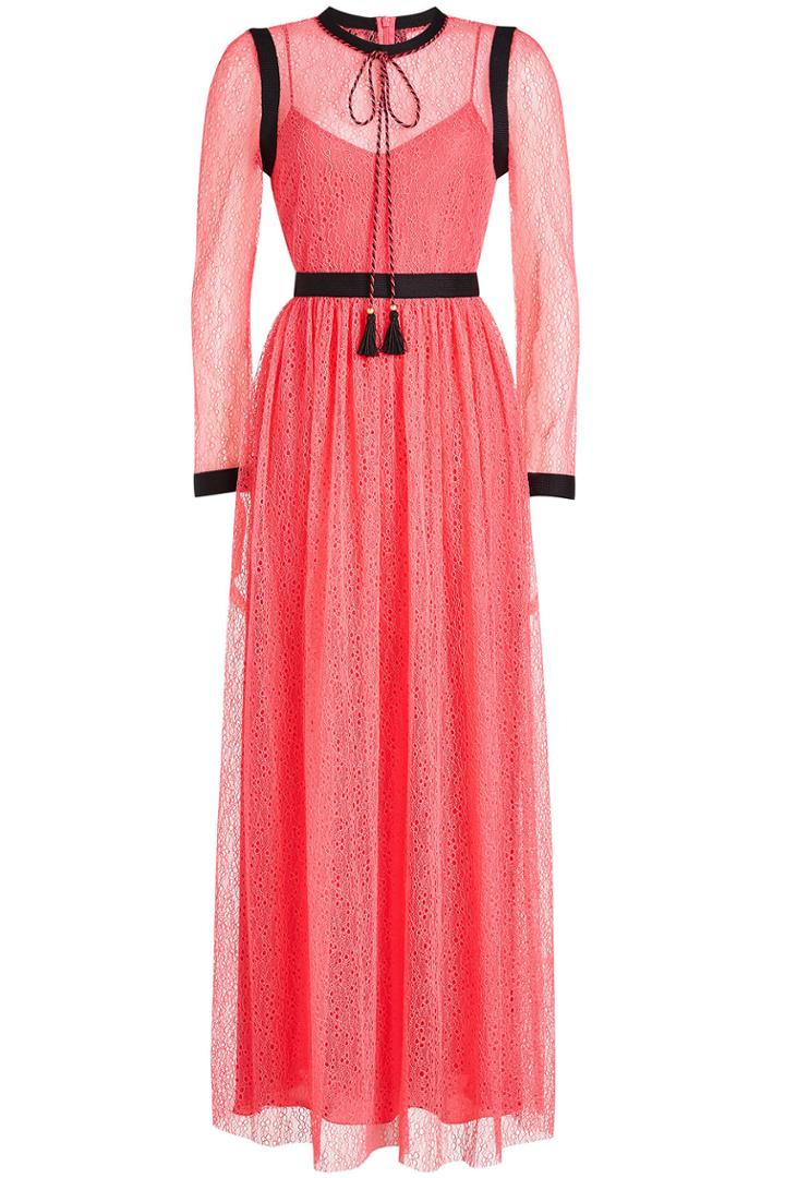 Philosophy Di Lorenzo Serafini Philosophy Di Lorenzo Serafini Lace Maxi Dress With Tassels