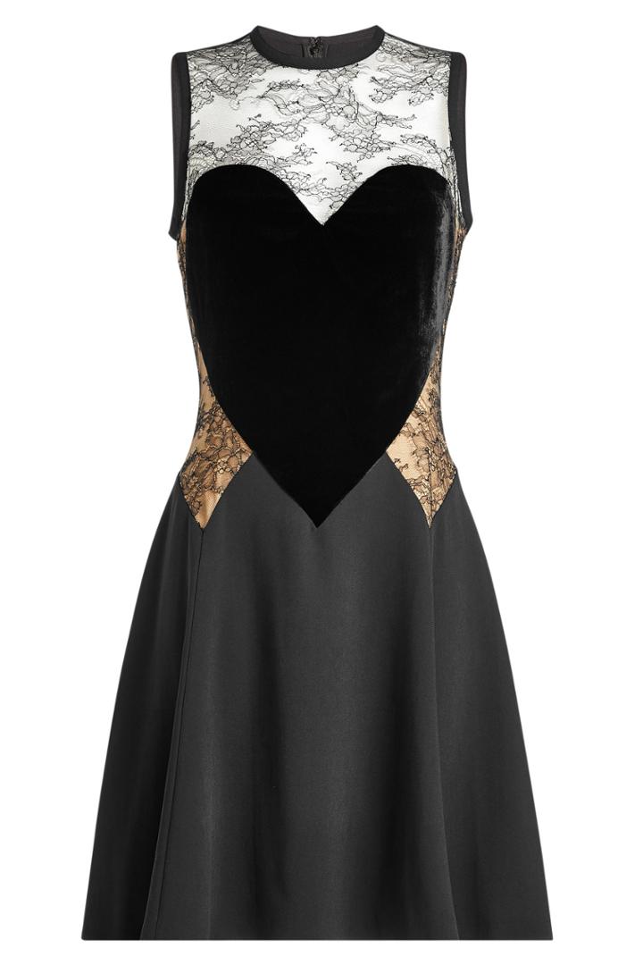 Elie Saab Elie Saab Dress With Lace And Velvet