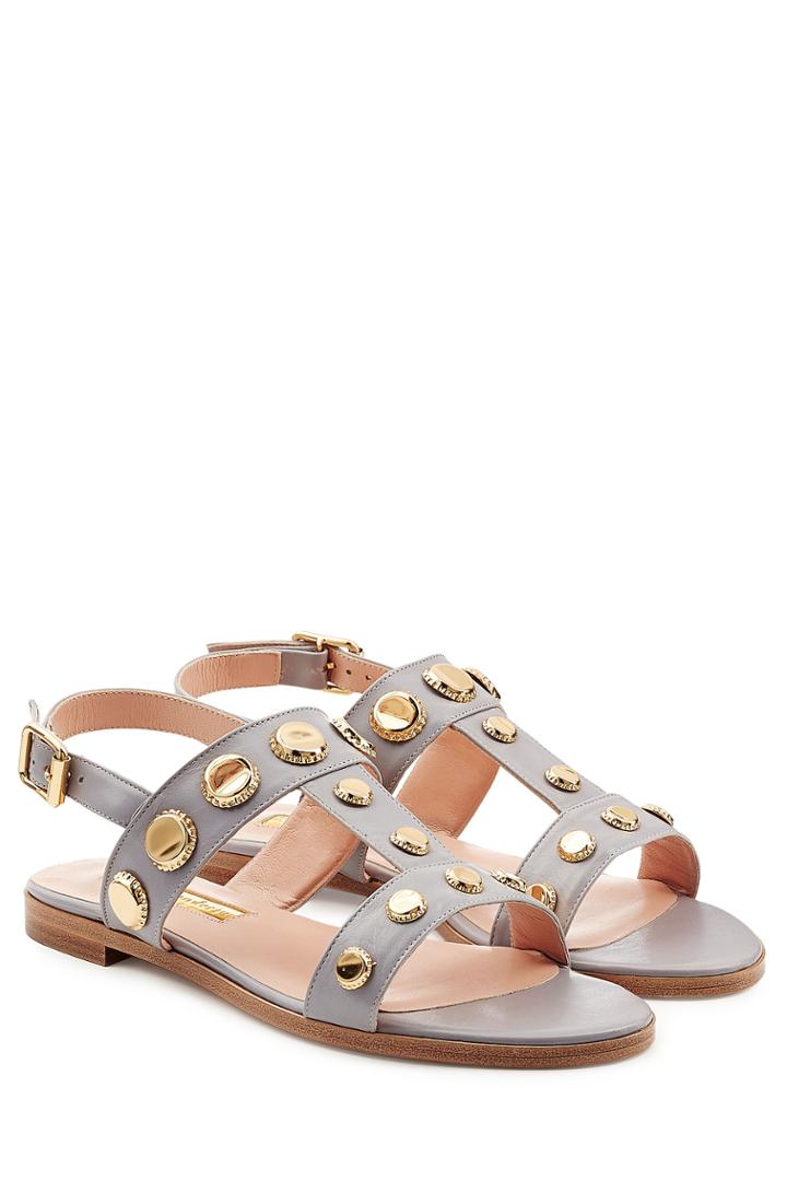 Rupert Sanderson Rupert Sanderson Tamar Leather Sandals - Mauve