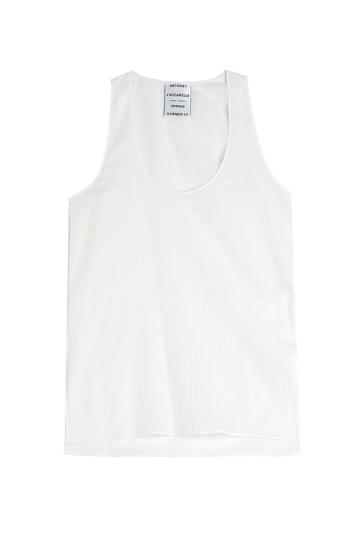Anthony Vaccarello Anthony Vaccarello Cotton Blend Tank - None