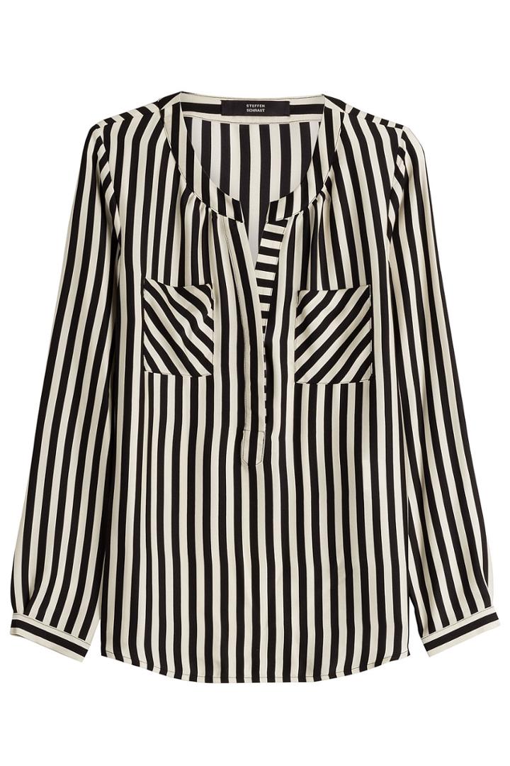 Steffen Schraut Steffen Schraut Striped Silk Blouse - Multicolor