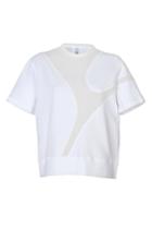 Neil Barrett Neil Barrett Mesh Panel Top