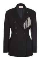 Christopher Kane Christopher Kane Tailored Jacket With Crystal Embellishment