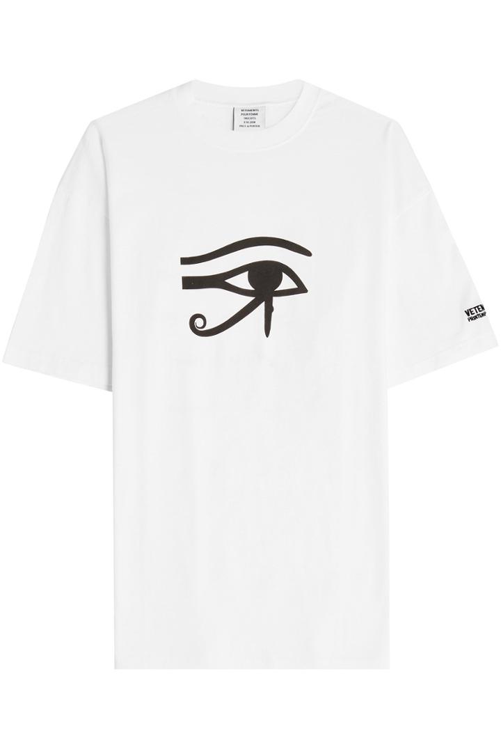 Vetements Vetements Eye Printed Cotton T-shirt