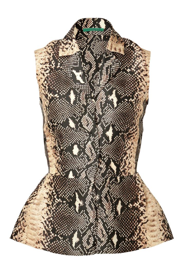 Emilia Wickstead Emilia Wickstead Snake-print Silk Top