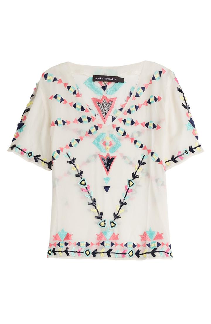 Antik Batik June Embroidered Top