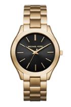 Michael Kors Collection Michael Kors Collection Slim Runway Gold-tone Watch