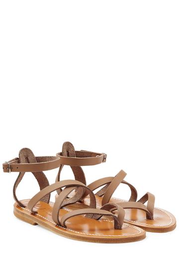 K.jacques K.jacques Leather Gladiator Sandals