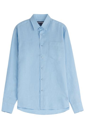 Vilebrequin Vilebrequin Linen Shirt - Blue