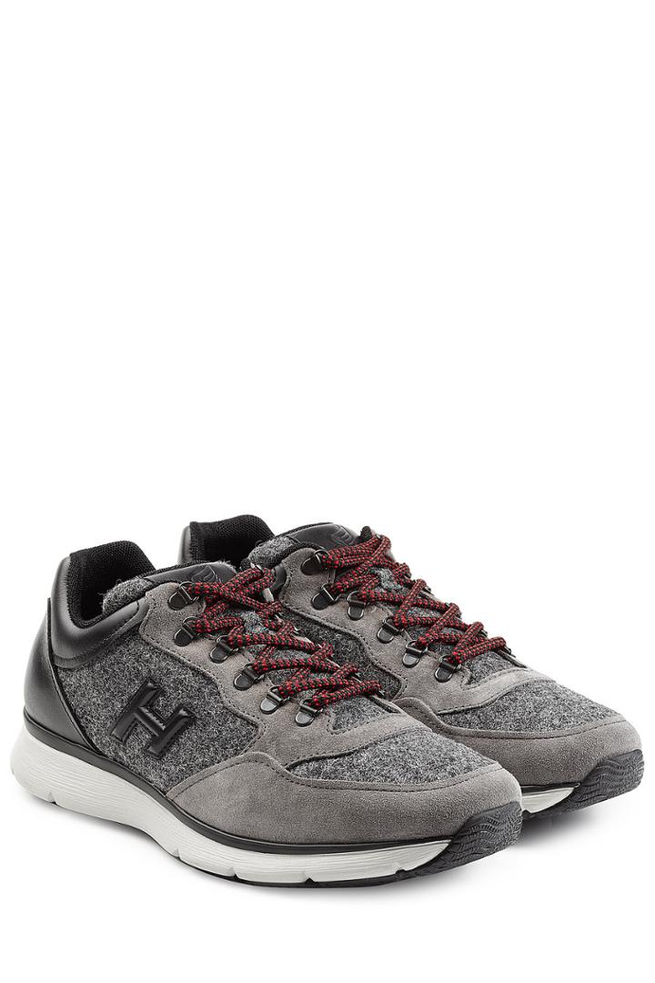 Hogan Hogan Sneakers With Suede And Felt