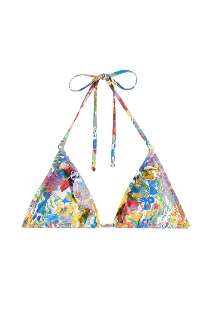 Stella Mccartney Stella Mccartney Printed Triangle Bikini Top
