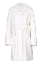 Jil Sander Jil Sander Cotton Trench Coat - White