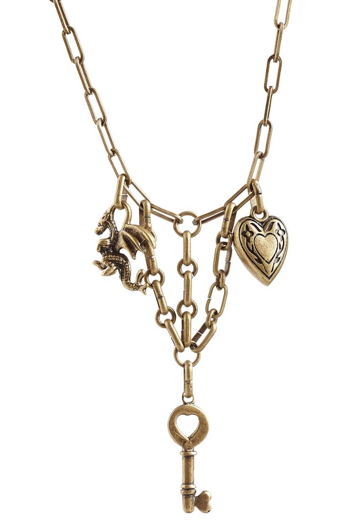 Etro Etro Kette Mit Anhängern - Gold