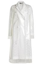 Calvin Klein 205w39nyc Calvin Klein 205w39nyc Cotton And Linen Trench Coat With Detachable Transparent Overlay
