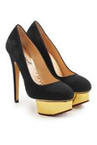 Charlotte Olympia Charlotte Olympia Dolly Signature Island Platform Pumps In Suede