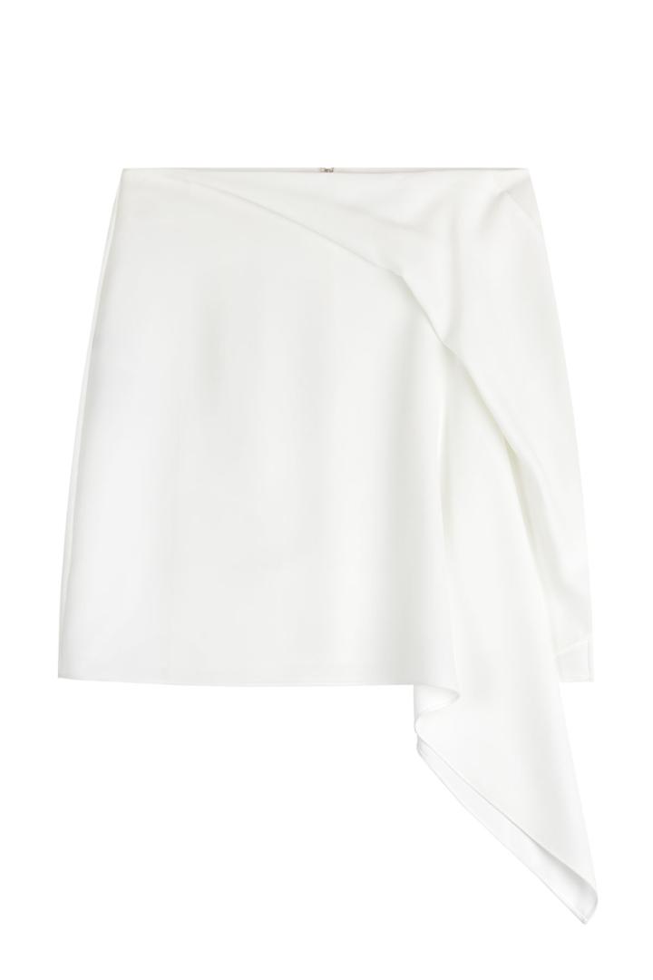 Mcq Alexander Mcqueen Mcq Alexander Mcqueen Mini Skirt With Ruffle - White