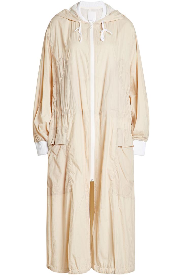 Dkny Dkny Lightweight Coat With Hood - Beige
