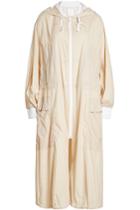 Dkny Dkny Lightweight Coat With Hood - Beige