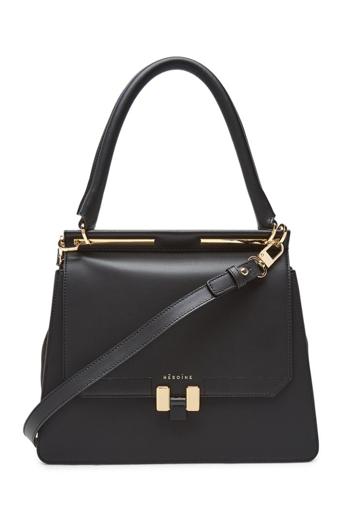 Maison Héroïne Maison Héroïne Marlene Tablet Leather And Suede Handbag
