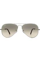 Ray-ban Ray-ban Classic Metal Aviator Sunglasses - Silver