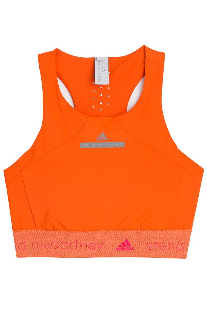 Adidas By Stella Mccartney Adidas By Stella Mccartney Open Back Crop Top - Orange