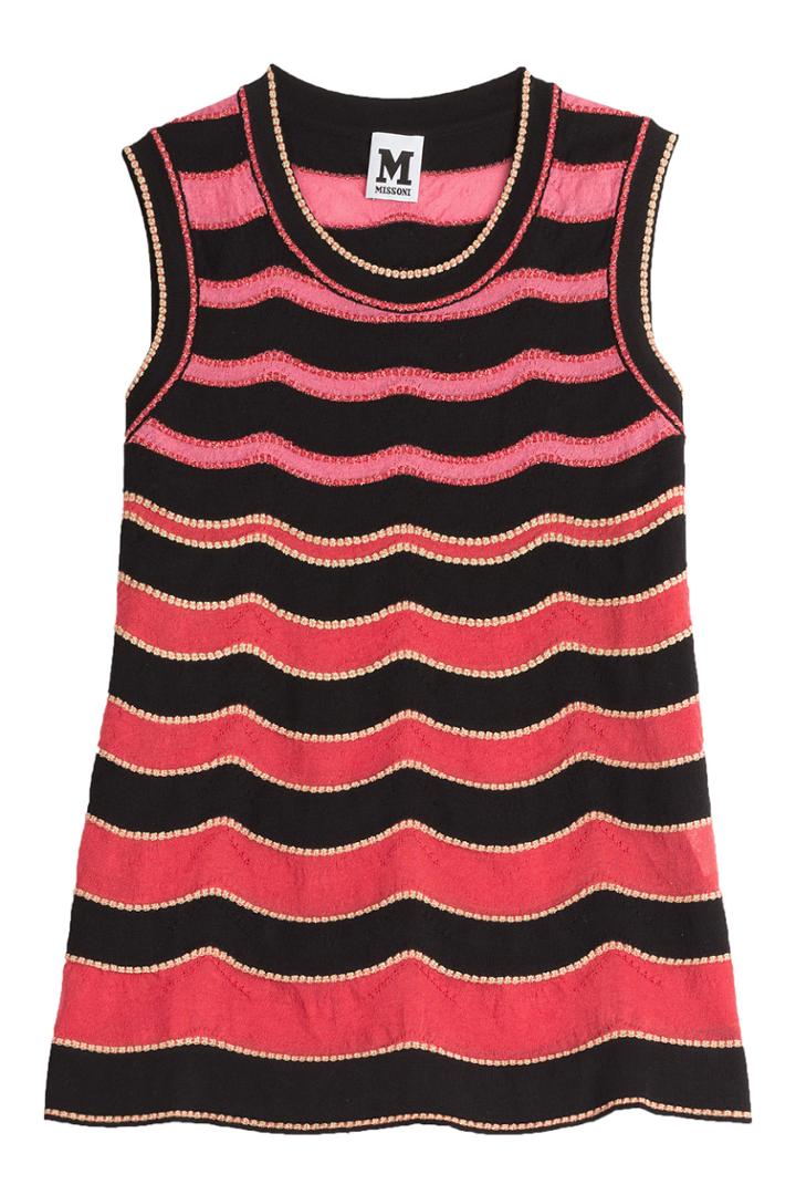 M Missoni M Missoni Knitted Cotton Top - Multicolor