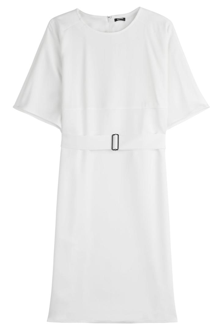 Jil Sander Navy Jil Sander Navy Ellen Danica Stretch Dress - White