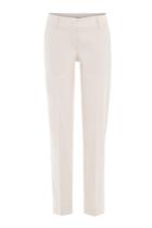 Brunello Cucinelli Brunello Cucinelli Straight Leg Cotton Trousers - White