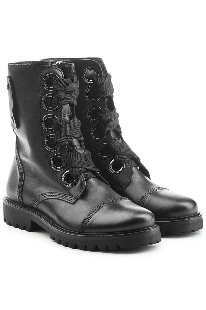 Zadig & Voltaire Zadig & Voltaire Joe Leather Ankle Boots