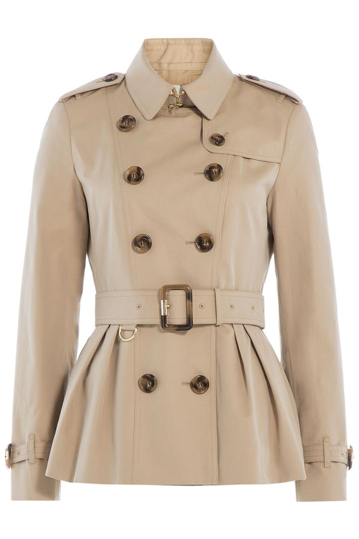 Burberry London Burberry London Cotton Gabardine Trench - Brown
