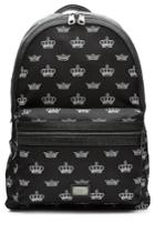 Dolce & Gabbana Dolce & Gabbana Printed Backpack - Black