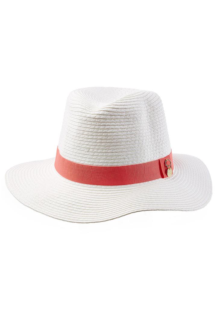 Melissa Odabash Melissa Odabash Fedora Hat - White