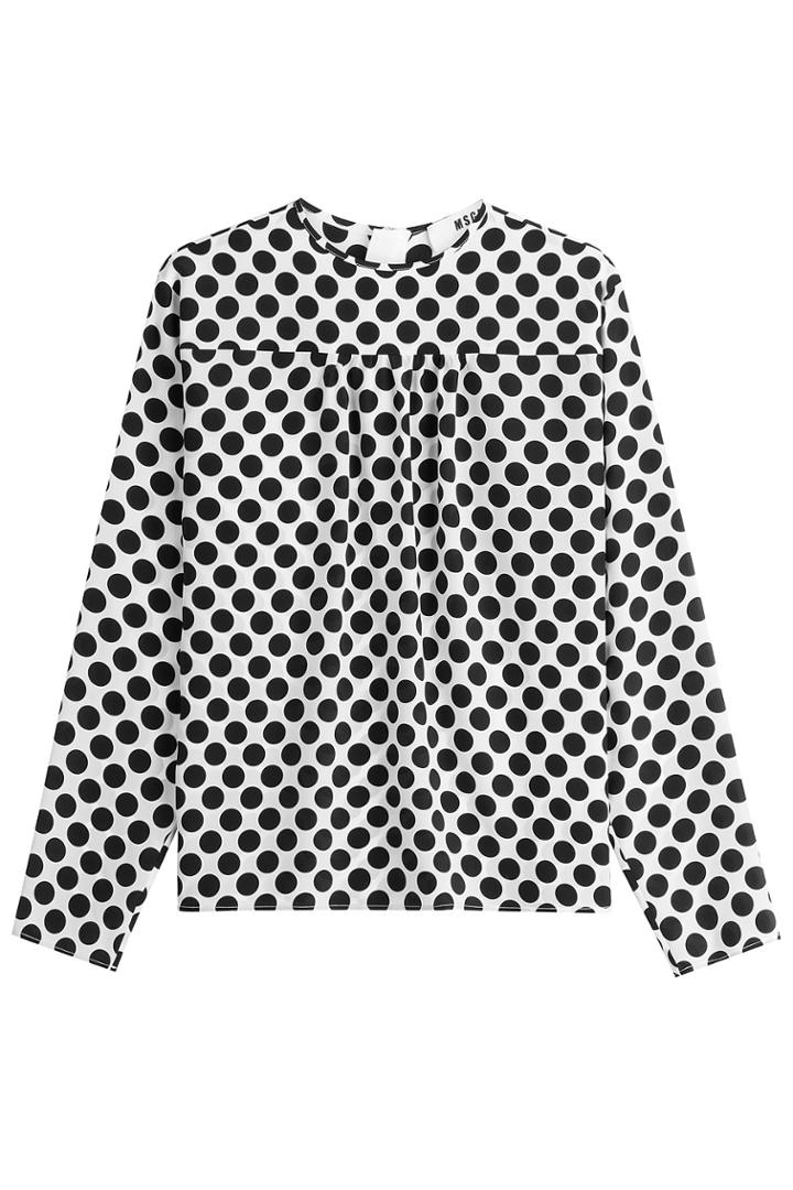 Msgm Msgm Silk Polka Dot Blouse - Dots