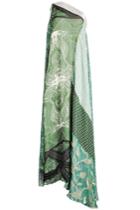Etro Etro Printed Silk Chiffon Asymmetric Dress