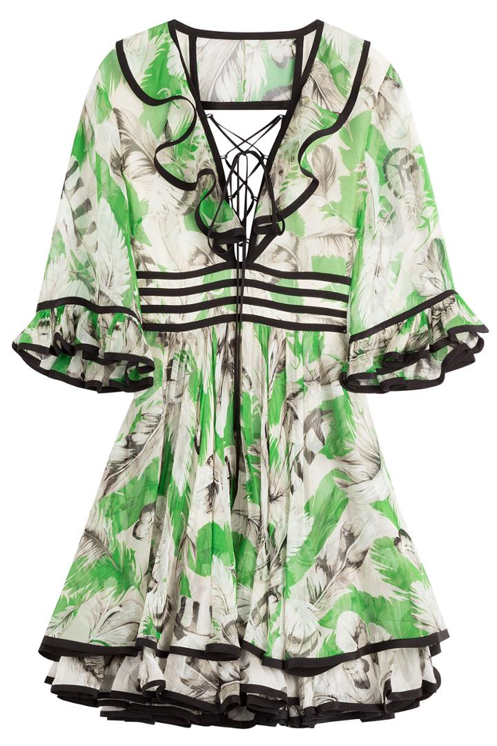 Roberto Cavalli Roberto Cavalli Printed Silk Dress - Multicolor