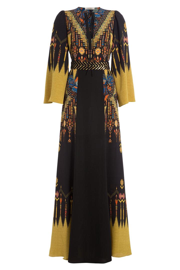 Etro Etro Embellished Silk Maxi Dress