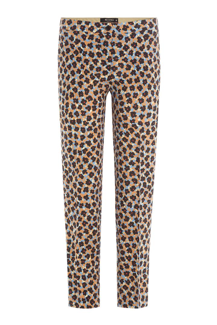 Etro Etro Printed Wool Pants - Multicolor