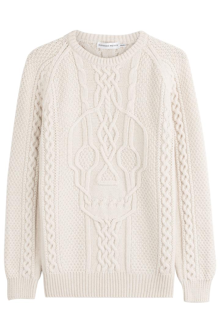 Alexander Mcqueen Alexander Mcqueen Wool Pullover - White
