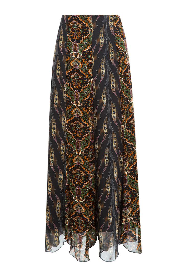 Anna Sui Anna Sui Printed Maxi Skirt - Multicolor