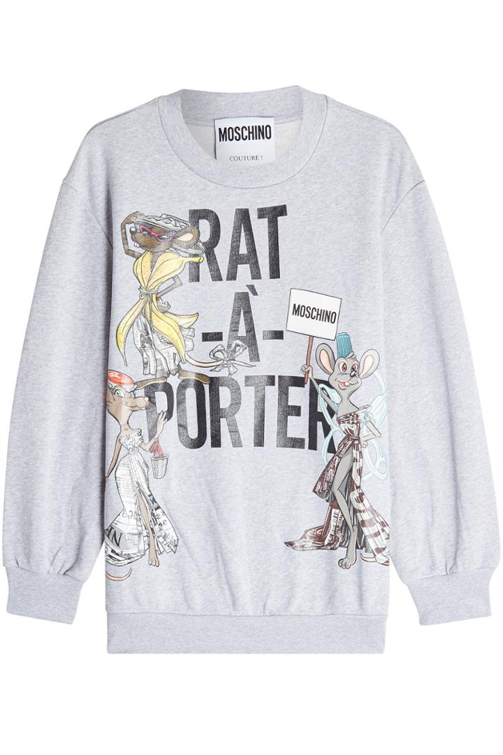 Moschino Moschino Printed Cotton Sweatshirt