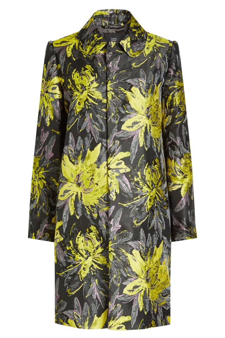 Steffen Schraut Steffen Schraut Printed Jacquard Coat With Metallic Thread