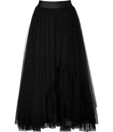 Alberta Ferretti Tulle Midi-skirt