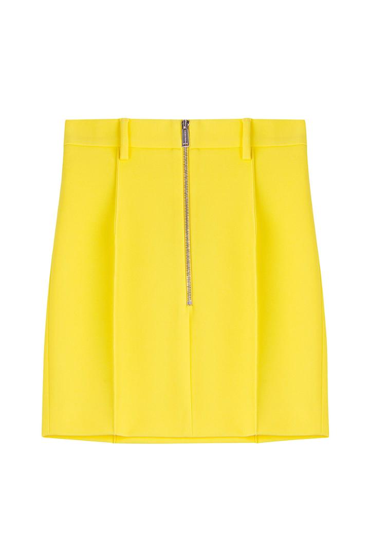 Dsquared2 Dsquared2 Cotton Blend Mini Skirt - Yellow